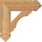 Ekena Millwork Olympic Arts & Crafts Rough Sawn Bracket, Western Red Cedar, 4"W x 16"D x 16"H BKT04X16X16OLY03RWR - alternate 2